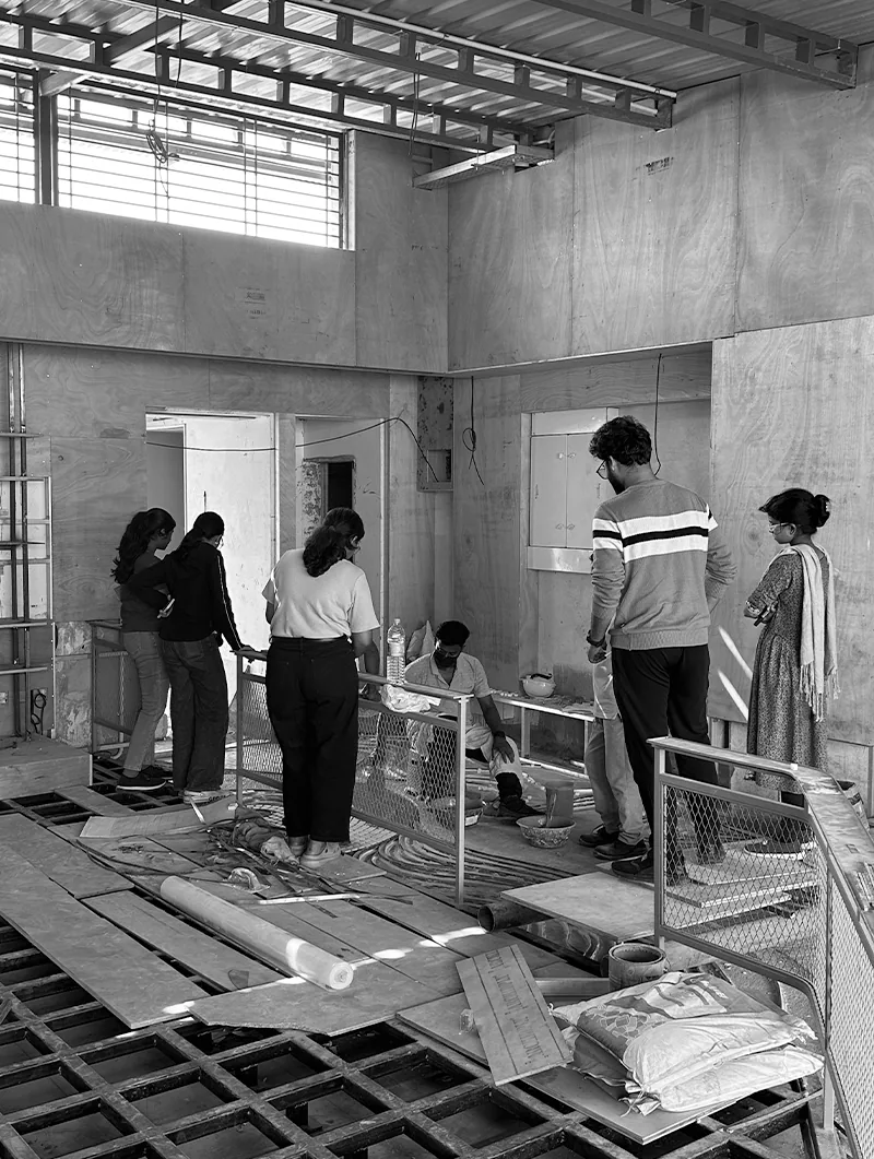 Team reviewing site execution