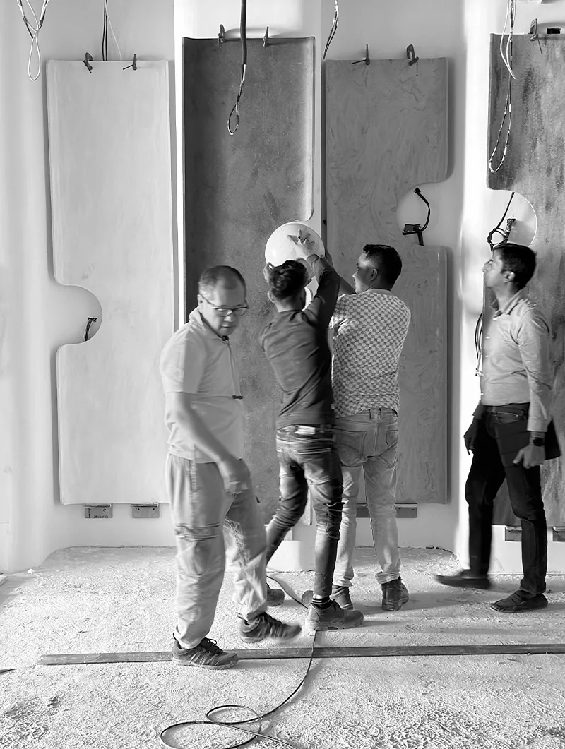 Installing custom wall panels
